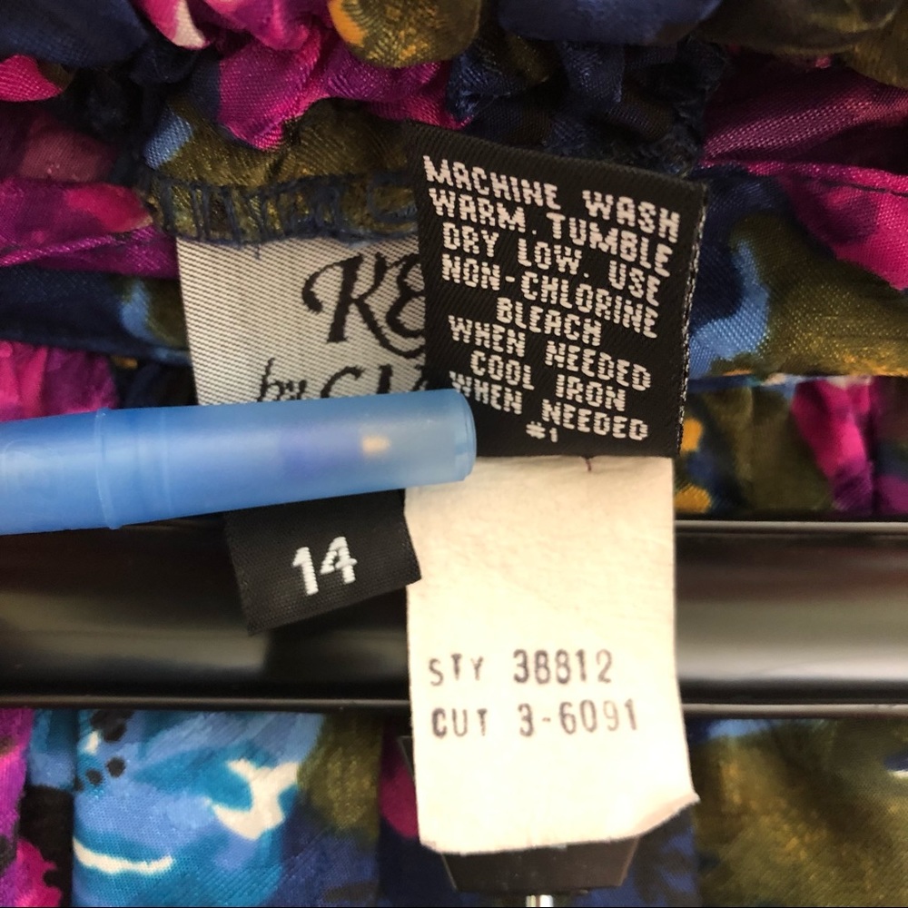 RE II by Gianna Vintage Floral Skirt, S/M - Picture 8 of 9